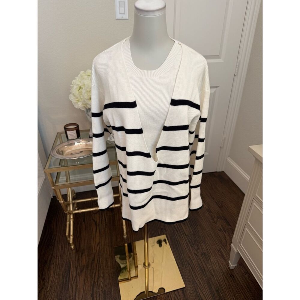 Sovere Repose Combo Knit Set (Ecru/Black) E17 View 4